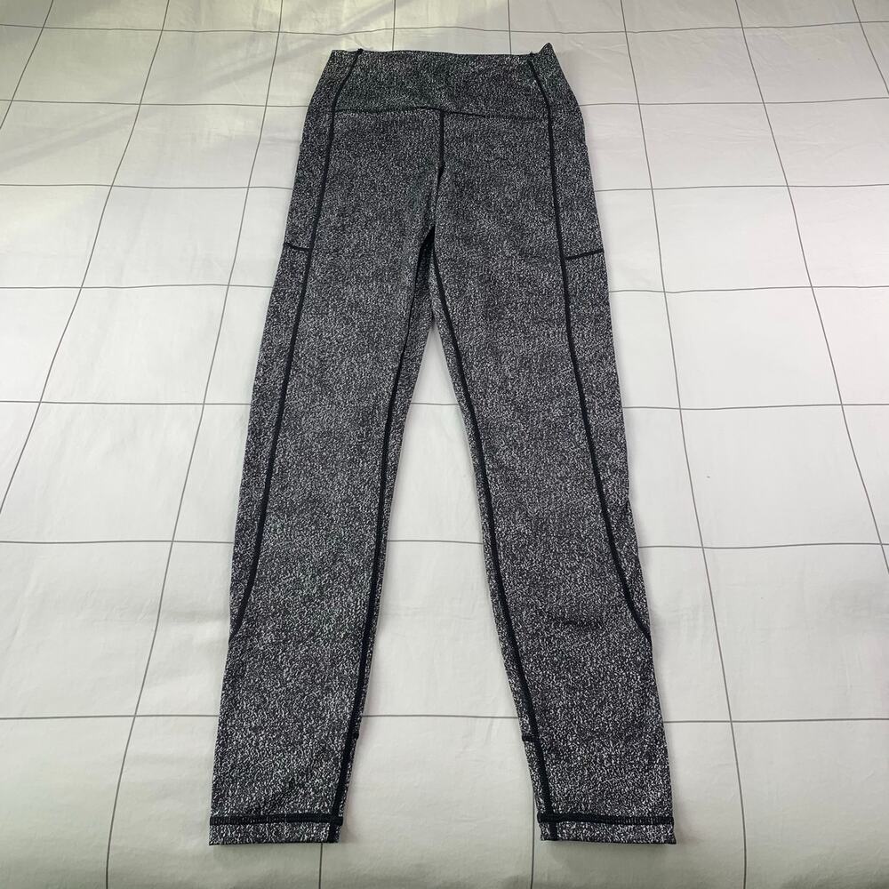 Glyder Black & White Marled High-Waist Leggings